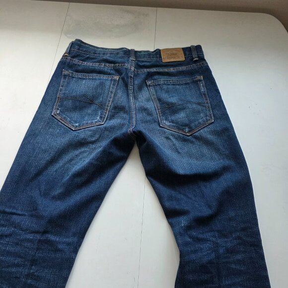 Aeropostale Men's Slim Bootcut Blue Jeans 30W x 32L 100% Cotton - Picture 2 of 7